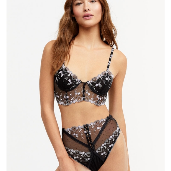 ✨HP✨For Love and Lemons Amour Long Line Bra - Picture 3 of 10